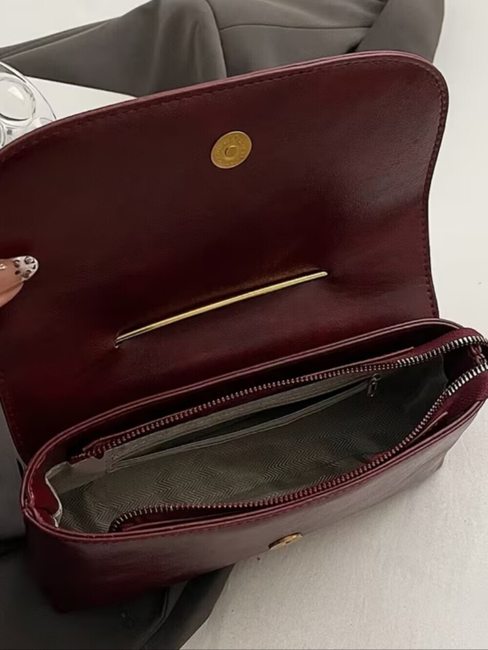 [Trendy Creative Handbag] Autumn and Winter Popular Niche Design, Trendy Creativ - Picture 5 of 6